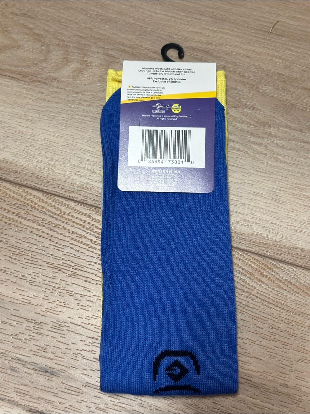 🍌 Illumination Minions Character Novelty Crew Socks - Picture 5 of 5